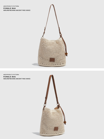 Női PU anyagú, válltáska stílusú, vödör alakú, mágneszár, belső cipzáros zseb, poliészter bélés — 2025 tavasz