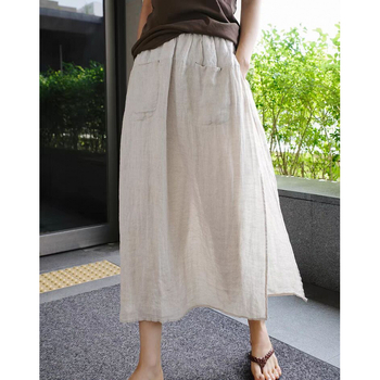 Дамски памучни кулоти, висока талия, широки крачоли, къса дължина до глезена, летна ежедневна кройка, японско-корейски стил