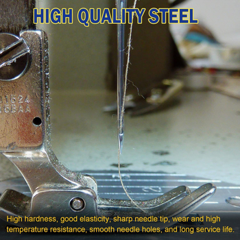 Flying Tiger kromirane igle za kućnu šivaću mašinu, set s spremnikom za pohranu, 100 komada u kutiji