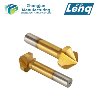 Чамфъринг нож с три леза от неръждаема стомана за 90° ъгъл, довършване и разширяване на отвори