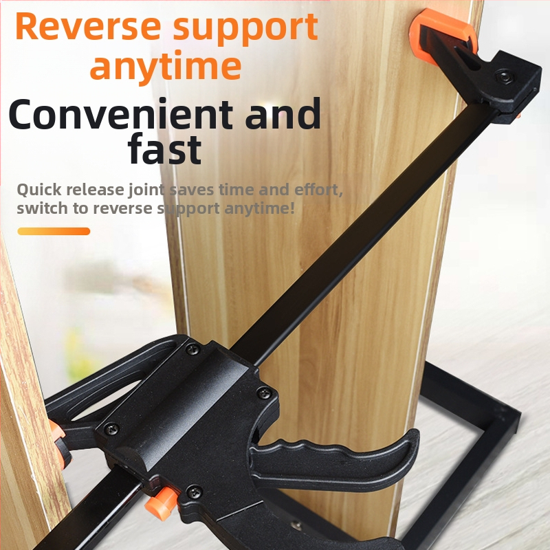 F-образна дърводелска щипка за дърво, здрава и издръжлива, неограничен захват, студено валцована стомана