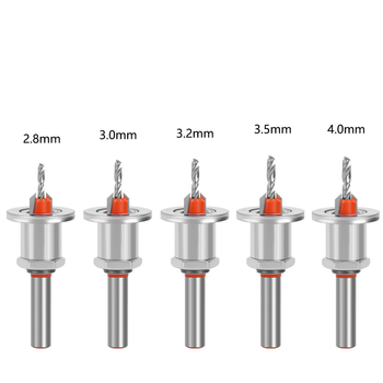 Дърводелско сплавно стъпково свредло с конусно дупчене и потапяща глава за винтове