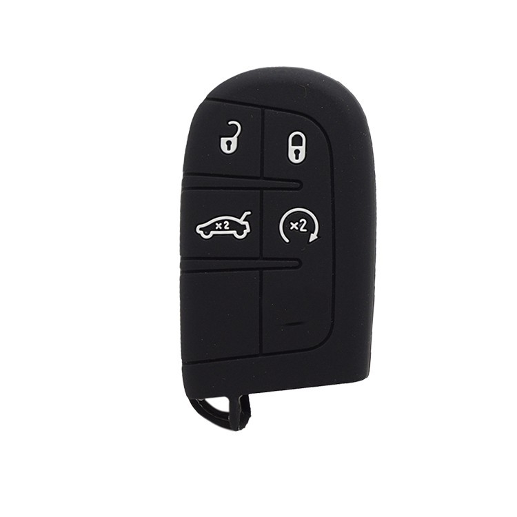 Silikoninis nuotolinio rakto dėklas Jeep Chrysler 300C ir Dodge Ram – apsauginis silikoninis dangtelis, 15 g, spalvos ir įmonės logotipo pritaikymas