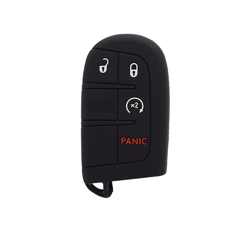 Silikoninis nuotolinio rakto dėklas Jeep Chrysler 300C ir Dodge Ram – apsauginis silikoninis dangtelis, 15 g, spalvos ir įmonės logotipo pritaikymas