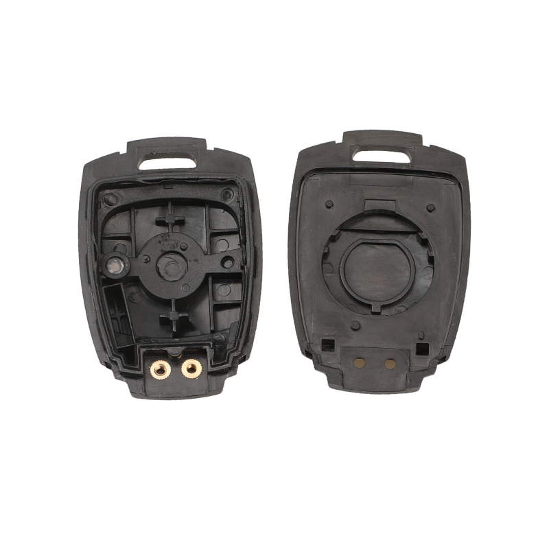 SsangYong Korando nuotolinio rakto korpusas — modelis S-02 (Korpuso medžiaga: ABS • Rakto kaltu plokštė: White copper • Prekės ženklas: SsangYong • Taikomas modelis: Korando)