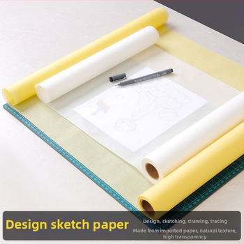 Хартия за чертане за архитектурен дизайн, трасе-хартия със серна киселина, ръчно чертане