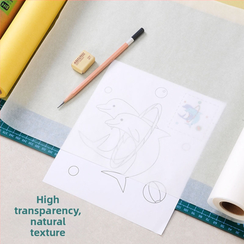 Хартия за чертане за архитектурен дизайн, трасе-хартия със серна киселина, ръчно чертане