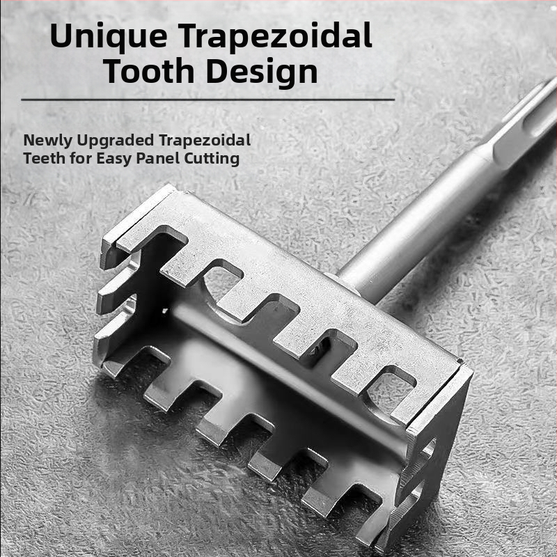 Инструмент за пробиване на квадратни дупки за електрически кутии — прорезач за канали и дупки в кабелни кутии, инструмент с квадратна дръжка