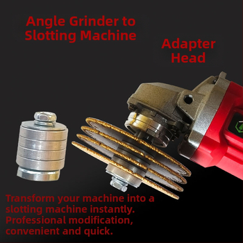 Kézi csiszolóhoz készült átalakító fej slotting géphez; Anyag: alumínium és öntöttvas; Márka: Best Shield