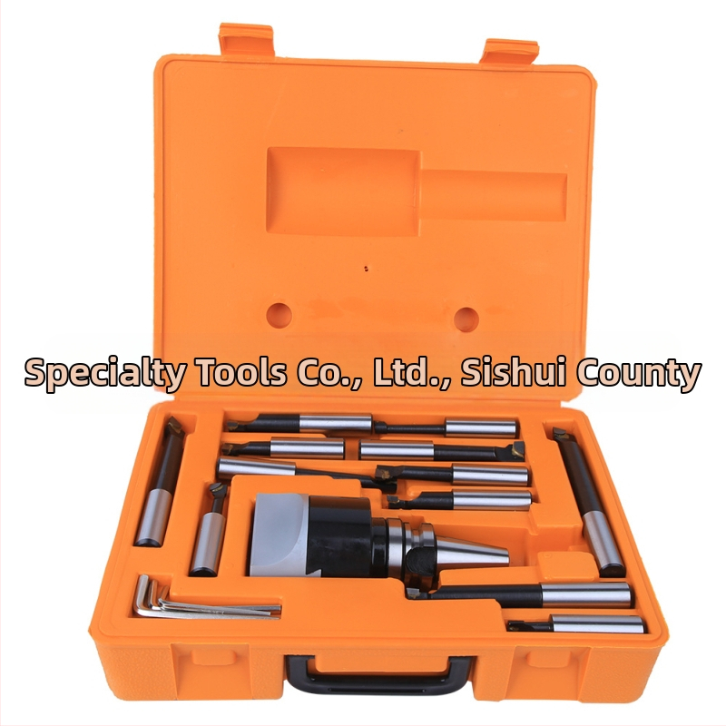 Комплект борни глави за фрезов стан, модел F1-NT40-3, едностранно режещо устройство, високоскоростна стомана, обхват 12–225 мм, ефективна дълбочина 100 мм