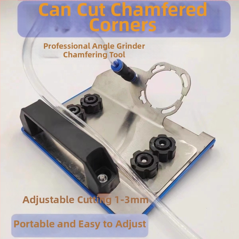 Weike 1 Преносим 45° chamferer за ъглошлайф, универсален за дърво и зидария, подходящ за метални листове