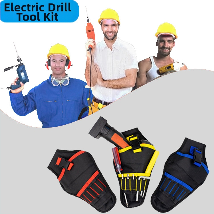 Huaying Banyan Pásová taška na nástroje — nosnosť 10 kg, určená pre elektrické náradie, stavebné náradie, údržbu vozidla a domáce uloženie náradia; materiál: Oxford látka