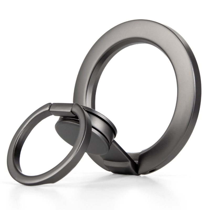 Shanshui MagSafe mágneses gyűrűtartó a telefonhoz, ötvözet, 360° forgás, összecsukható, univerzális
