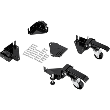 Κινητή βάση, χωρητικότητα 400 lb, κατασκευή από ανθρακούχο χάλυβα, βαριάς κατασκευής, καθολική βάση-στήριξη