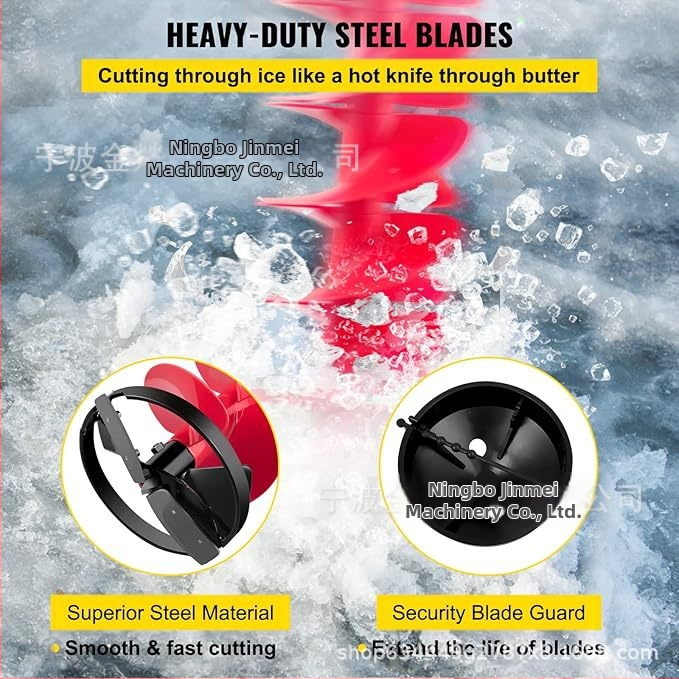 JINYI Nylonový Ľadový Vrták s Predĺženou Tyčou 11.8 palca