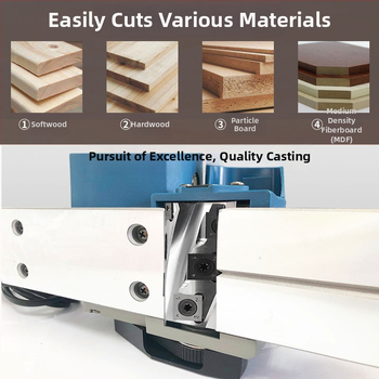 Електрически дървообработващ планер със сменяем спирален нож, профилиране и четиристранно оформяне (Xin Yangcheng; дървообработващи машини; молибденова стомана)