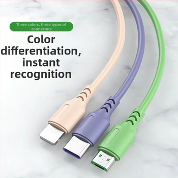 3-в-1 кабел за данни с бързо зареждане: Lightning, Micro USB, USB-C – 3A изход
