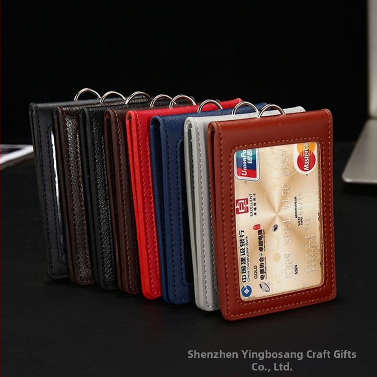 Кожена поставка за служебна карта с шнур – Inbosan Work Card Holster-1, Тип карта, Печат на лого Can, Ръчна изработка/термотрансфер/ситопечат
