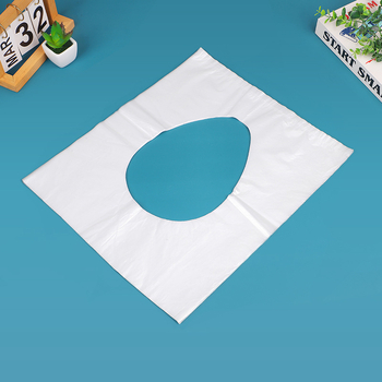 PE vienkartinis tualeto kilimėlis kelionėms, skaidrus, storesnis, atsparus vandeniui ir nešvarumams