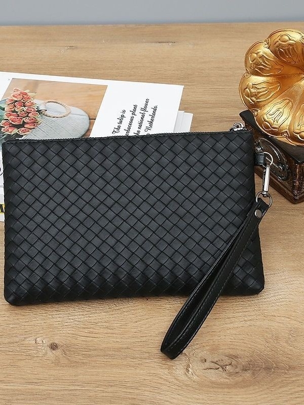 Vīriešu klučs soma no mīksta PU ādas, dzīvnieku raksts, ūdensizturīga, poliestera oderes, biznesa stils