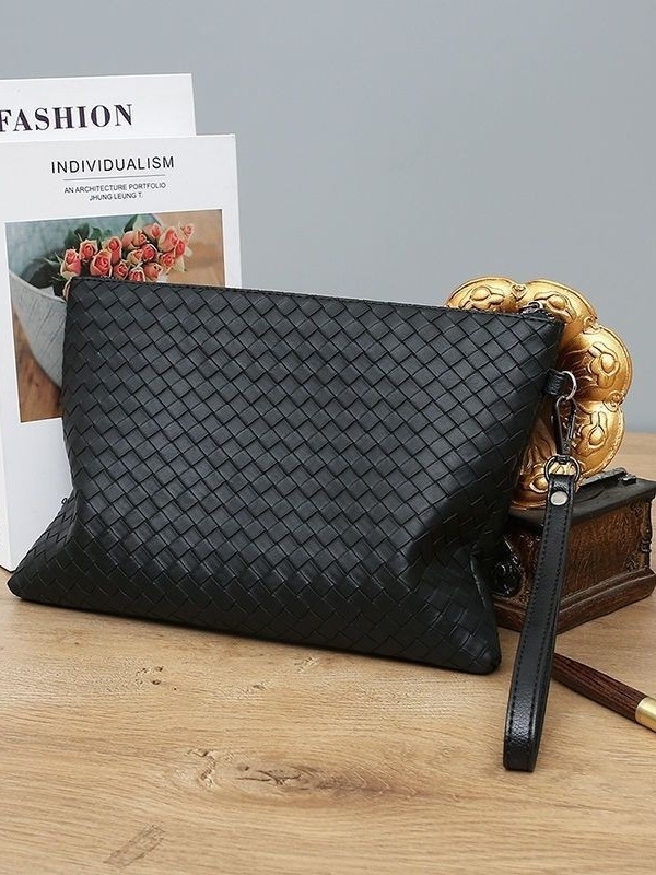 Vīriešu klučs soma no mīksta PU ādas, dzīvnieku raksts, ūdensizturīga, poliestera oderes, biznesa stils