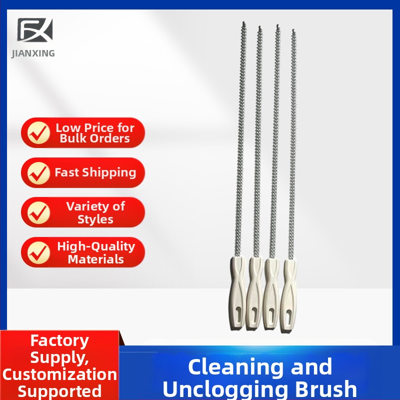 Pružná čistiaca kefka na odstraňovanie upchávok kanalizácie, nerezová oceľ, kategória čistiace kefy, uvedená na trh v lete 2017.