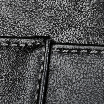 Ανδρικός PU δερμάτινος clutch — Μεγάλη χωρητικότητα, μοτίβο με γράμματα, επένδυση πολυεστέρα, καθημερινή χρήση