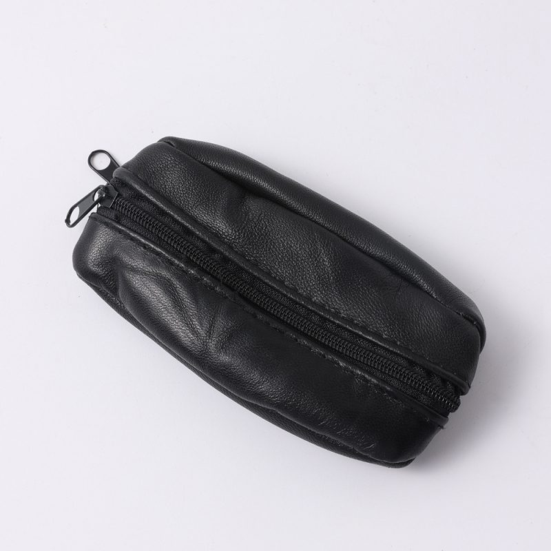 Valódi bőr pénztárca – kecskebőr, városi minimalistikus stílus, uniszex, PU bélés, 2024 tavasz