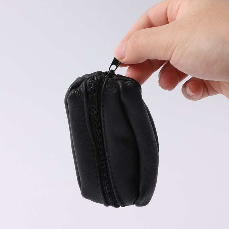 Valódi bőr pénztárca – kecskebőr, városi minimalistikus stílus, uniszex, PU bélés, 2024 tavasz