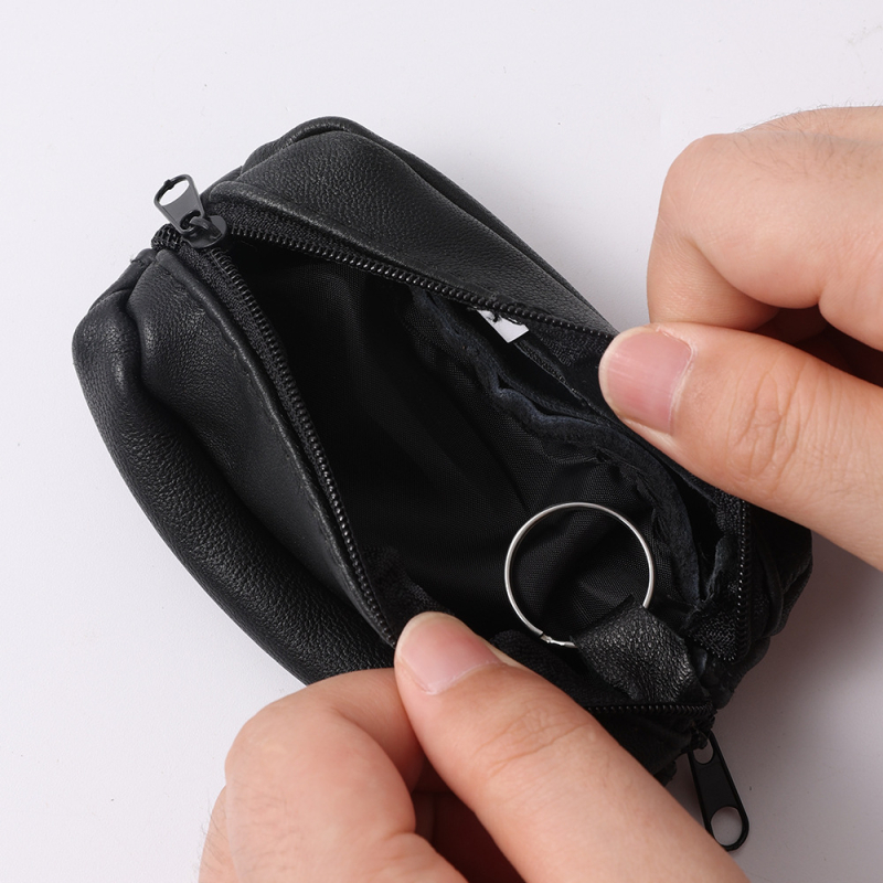 Valódi bőr pénztárca – kecskebőr, városi minimalistikus stílus, uniszex, PU bélés, 2024 tavasz