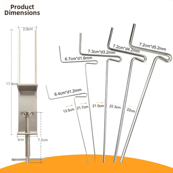Rankinis 5-asis vijėjas metalinei vielai DIY papuošalams