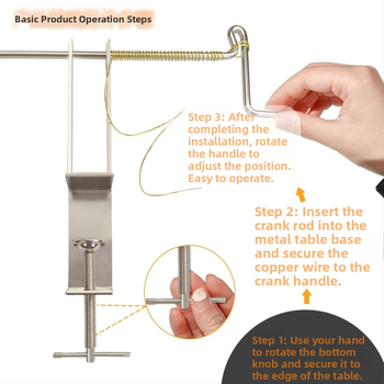 Rankinis 5-asis vijėjas metalinei vielai DIY papuošalams