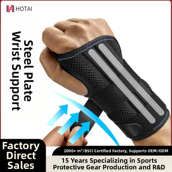 Futballhoz való csuklóvédő – csuklótámogatás stabilizáló sínnel, poliészter rostból