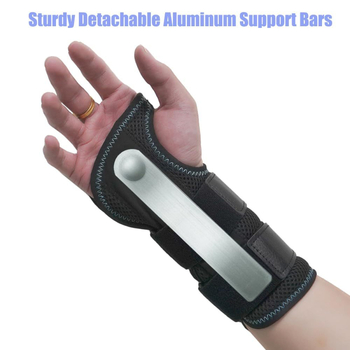 Futballhoz való csuklóvédő – csuklótámogatás stabilizáló sínnel, poliészter rostból