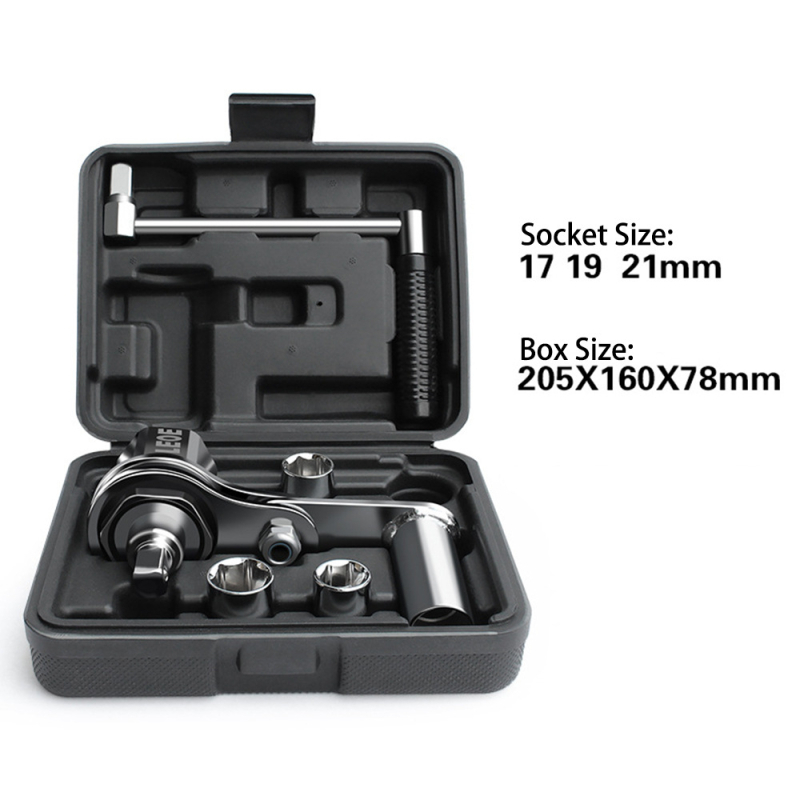 Автомобилен ключ за гуми с механична конструкция за улеснение на работа, комплект 5 бр., 40CR, максимален въртящ момент 680 N·m, тегло 2,2 кг, за автомобилна употреба