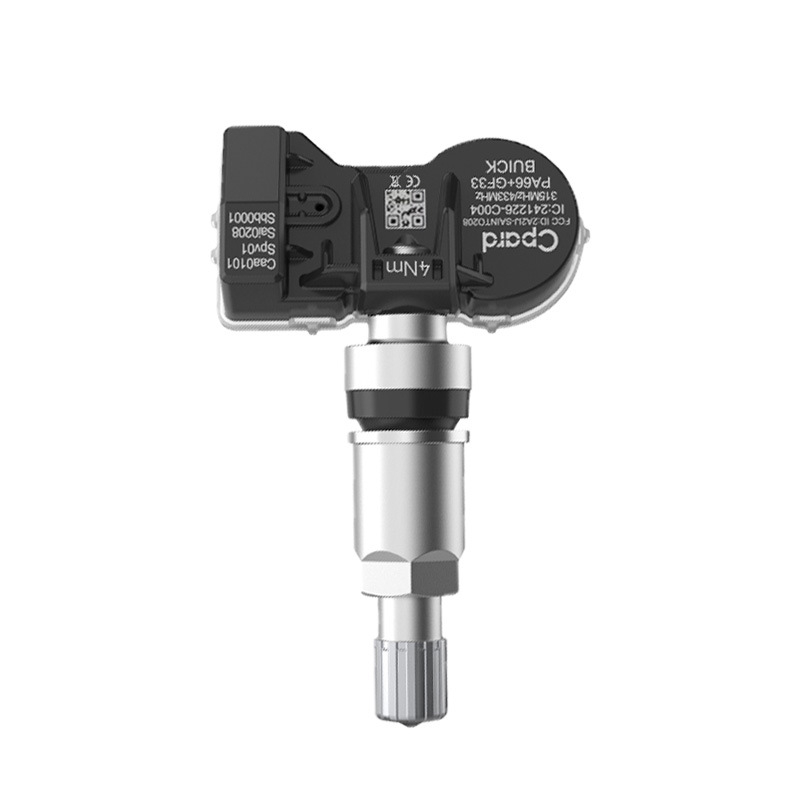 TPMS slėgio jutiklis, 4 vnt komplektas Buickui | GEK aliumininis elektroninis su skaitmeniniu ekranu, modelis 13549707, aukšta tikslumas