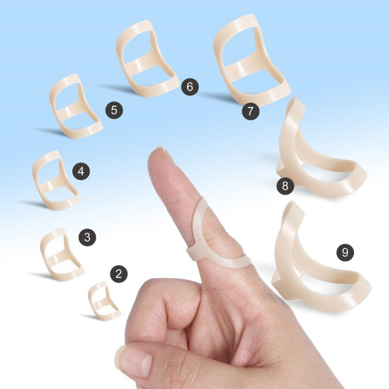 Pirštų koregavimo gaubtas, reguliuojamas plastinis sąnario fiksavimas, delno apsauga