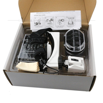 Mae Gonifi galvos didinamoji lupa su LED apšvietimu, 8 lęšiai, modelis 9892E