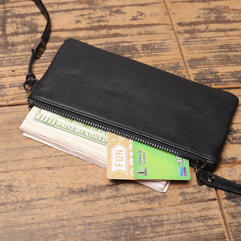 Valódi bőrből készült érmetárca, uniszex, ultra-könnyű, városi minimalist stílus, bélés poliészter-pamut