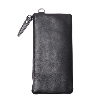 Valódi bőrből készült érmetárca, uniszex, ultra-könnyű, városi minimalist stílus, bélés poliészter-pamut