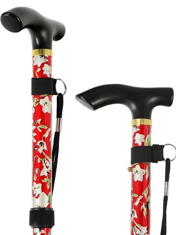 Spausdinta sulankstoma žygio lazda – aliuminio lydinys, svoris 260 g, modelis: spausdinta sulankstoma žygio lazda