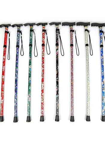 Spausdinta sulankstoma žygio lazda – aliuminio lydinys, svoris 260 g, modelis: spausdinta sulankstoma žygio lazda