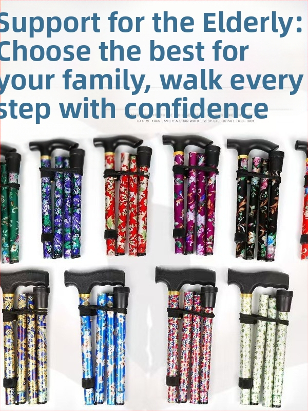 Spausdinta sulankstoma žygio lazda – aliuminio lydinys, svoris 260 g, modelis: spausdinta sulankstoma žygio lazda