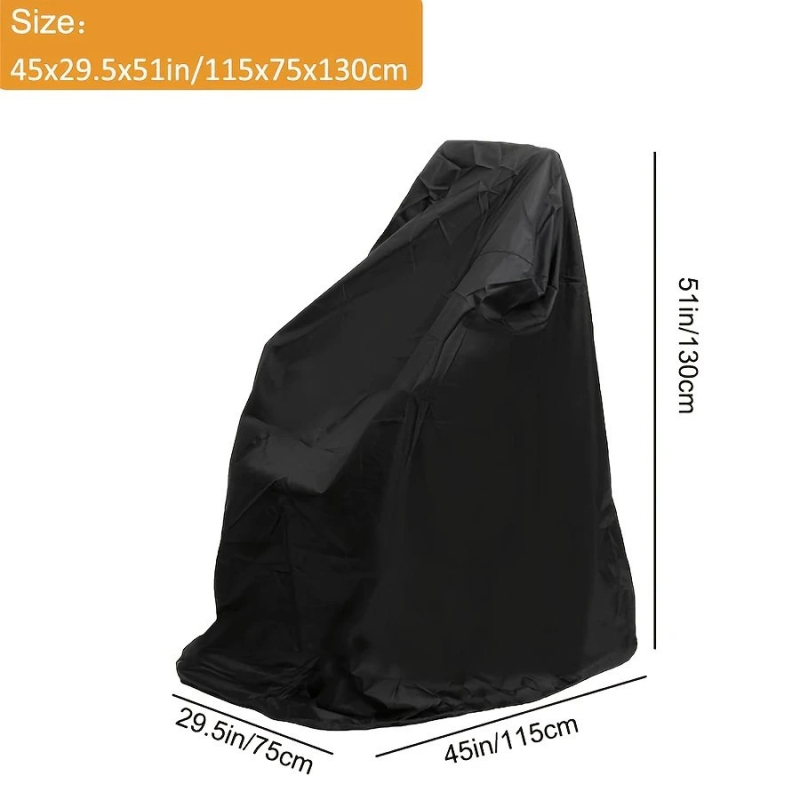 Lauko vandeniui atsparus elektrinių vežimėlių uždangalas, minimalistinis stilius; medžiaga: 190T poliesterio tafeta; prekės ženklas Nothing; kodas MUTAO