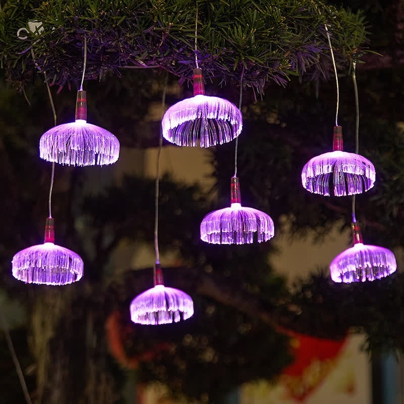 LED meduza lampa, solarno napajanje, 4 LED, IP43, ulazno napajanje ≤36V, za dvorište