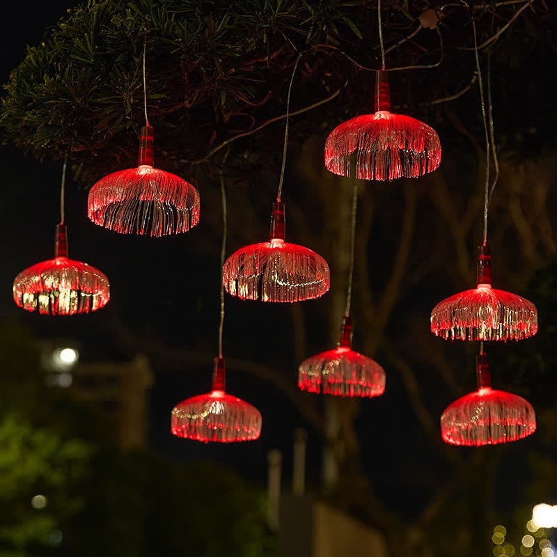 LED meduza lampa, solarno napajanje, 4 LED, IP43, ulazno napajanje ≤36V, za dvorište