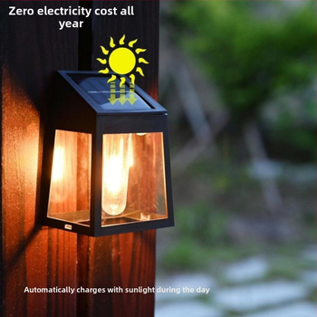 Wl11851 Vonkajšia LED stenová lampa s ručným spínačom, vodotesná, 6–12 h prevádzka