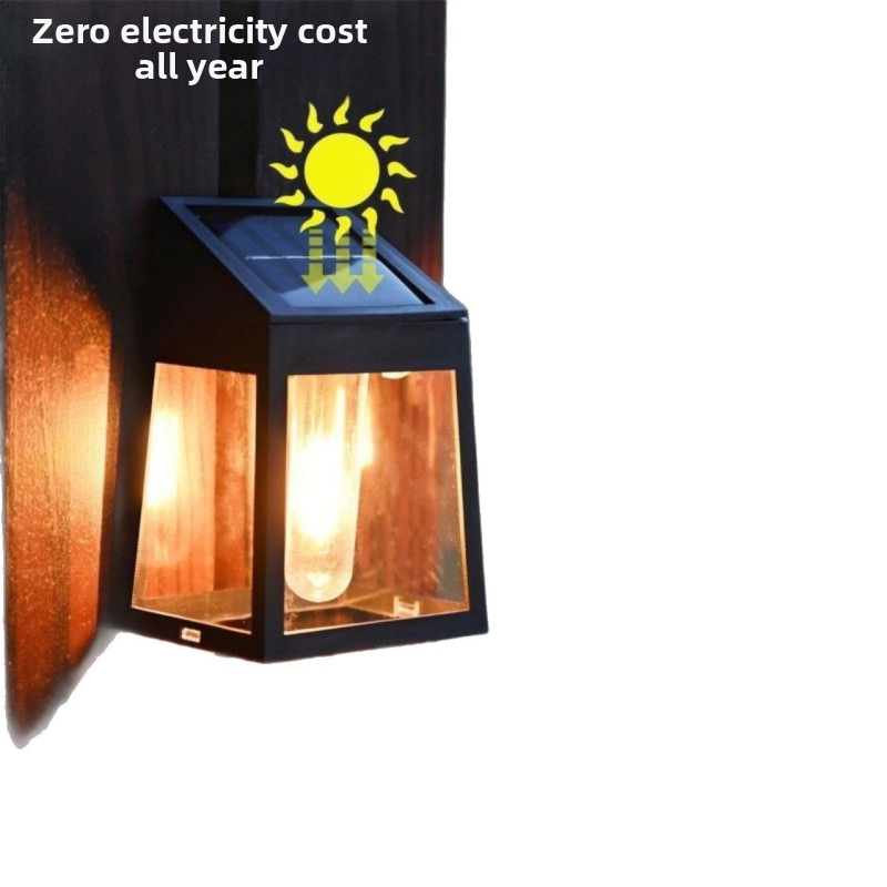 Wl11851 Vonkajšia LED stenová lampa s ručným spínačom, vodotesná, 6–12 h prevádzka