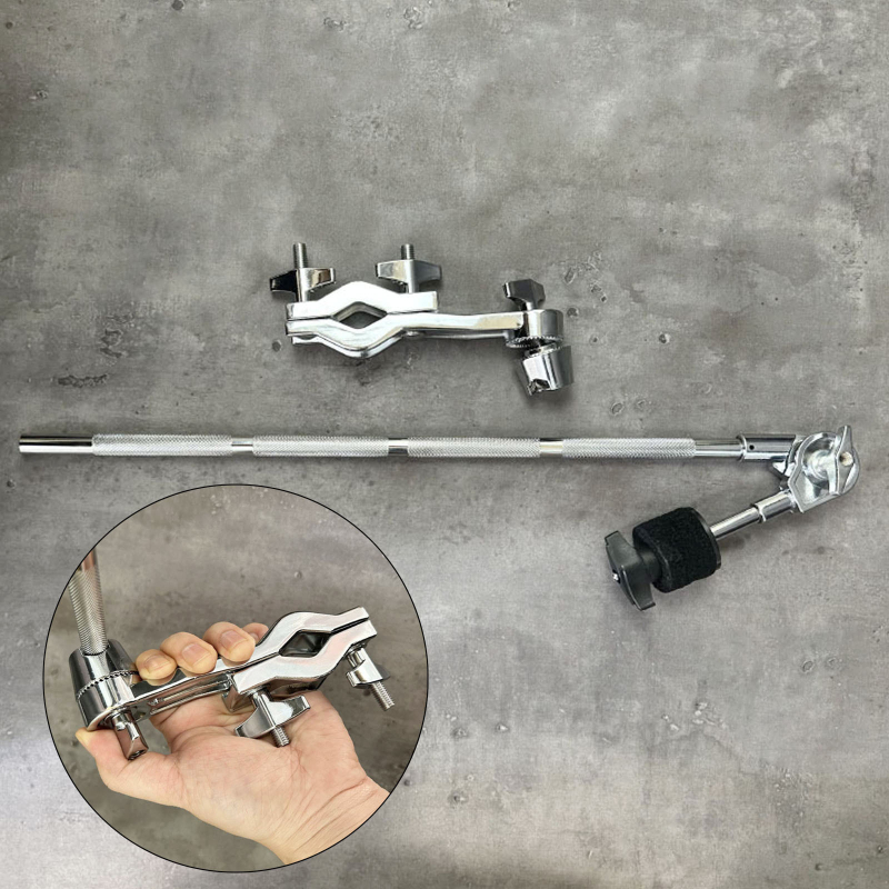 Επεκτεινόμενη βάση πλαισίου ντραμ με παγκόσμιο κλιπ για κύμβαλα, μεταλλική κατασκευή, μάρκα VIEK, μοντέλο Other