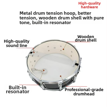 Snare drum SG-SJG, κεφαλή με αμμοβολή, marching στυλ, μάρκα Sgtjsgrx